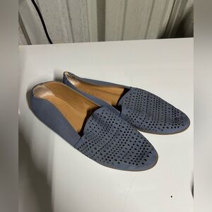 Franco sarto Blue Perforated Loafers